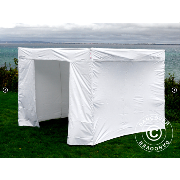 FleXtents PRO 3x3m "Exhibition" inkl 4st sidor, Vit