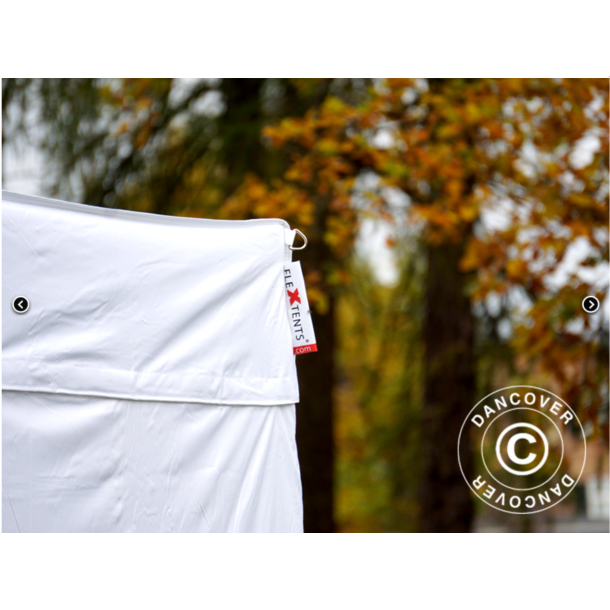 FleXtents PRO 3x3m "Exhibition" inkl 4st sidor, Vit