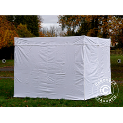 FleXtents PRO 3x3m "Exhibition" inkl 4st sidor, Vit
