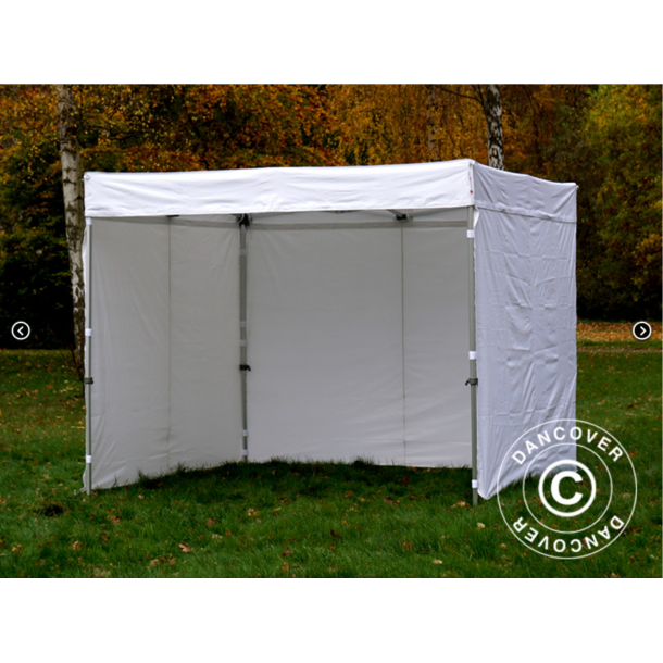 FleXtents PRO 3x3m "Exhibition" inkl 4st sidor, Vit
