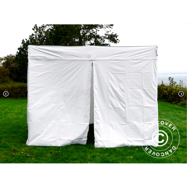 FleXtents PRO 3x3m "Exhibition" inkl 4st sidor, Vit