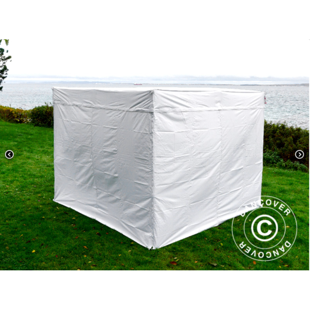 FleXtents PRO 3x3m "Exhibition" inkl 4st sidor, Vit