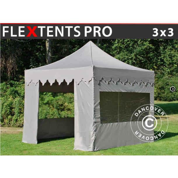 FleXtents PRO 3x3m "Morocco" inkl 4st sidor