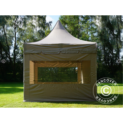 FleXtents PRO 3x3m "Peak Pagoda" inkl 4st sidor