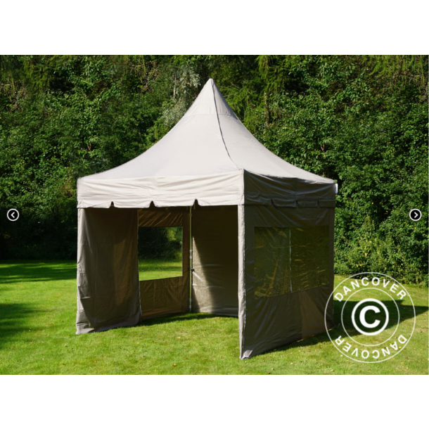FleXtents PRO 3x3m "Peak Pagoda" inkl 4st sidor