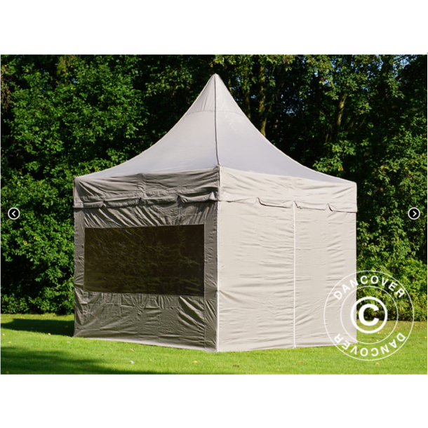 FleXtents PRO 3x3m "Peak Pagoda" inkl 4st sidor