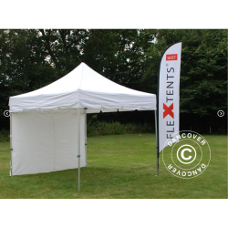 FleXtents PRO 3x3m "Peaked" inkl 4st sidor