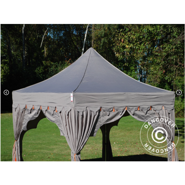 Flextents PRO 3x3m "Raj" inkl. 4st dekorativa hrngardiner