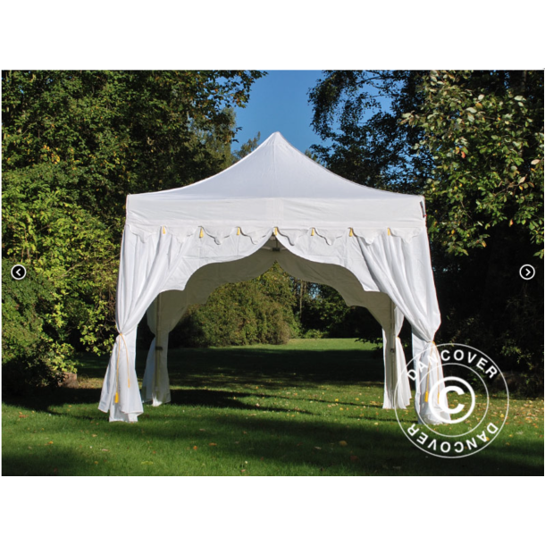 Flextents PRO 3x3m "Raj" inkl. 4st dekorativa hrngardiner