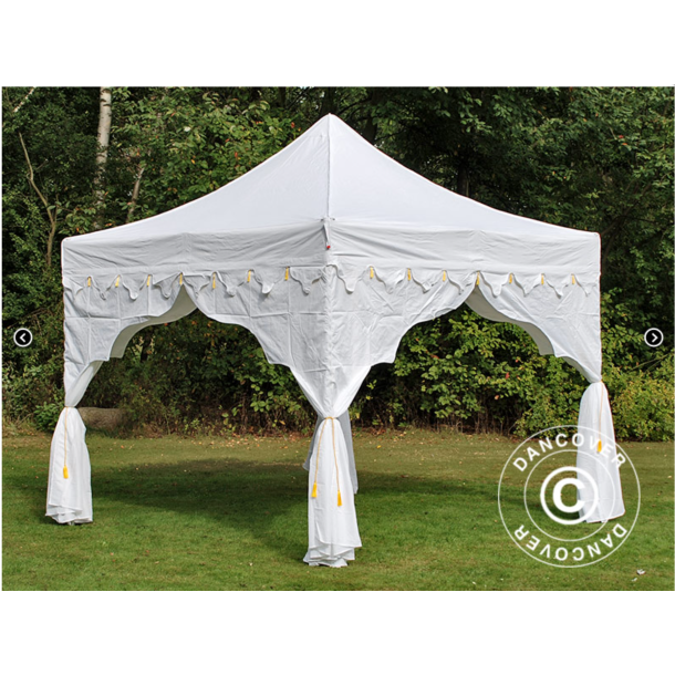 Flextents PRO 3x3m "Raj" inkl. 4st dekorativa hrngardiner