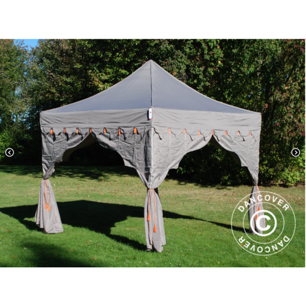 Flextents PRO 3x3m "Raj" inkl. 4st dekorativa hrngardiner