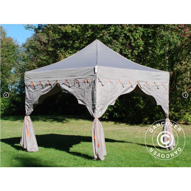 Flextents PRO 3x3m "Raj" inkl. 4st dekorativa hrngardiner