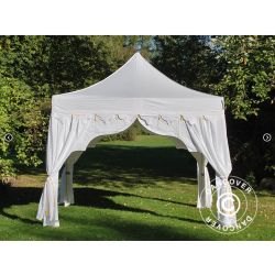 Flextents PRO 3x3m "Raj" inkl. 4st dekorativa hrngardiner