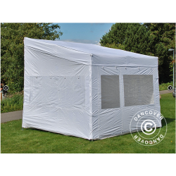 Flextents PRO 3x3m "Trapezo" inkl 4st sidovggar