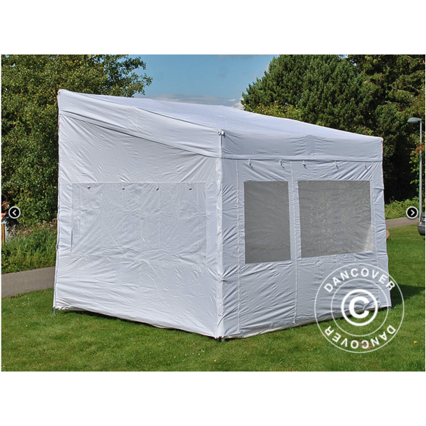 Flextents PRO 3x3m "Trapezo" inkl 4st sidovggar