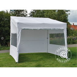 Flextents PRO 3x3m "Trapezo" inkl 4st sidovggar