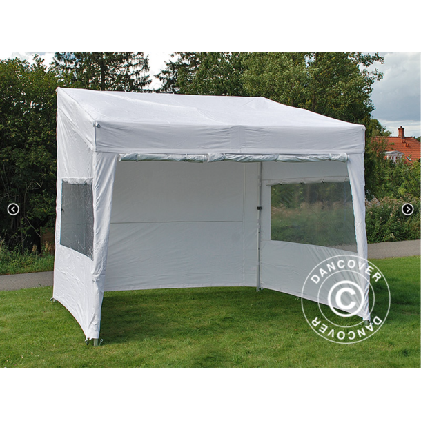 Flextents PRO 3x3m "Trapezo" inkl 4st sidovggar