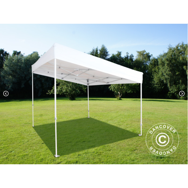 Flextents PRO 3x3m "Trapezo" inkl 4st sidovggar