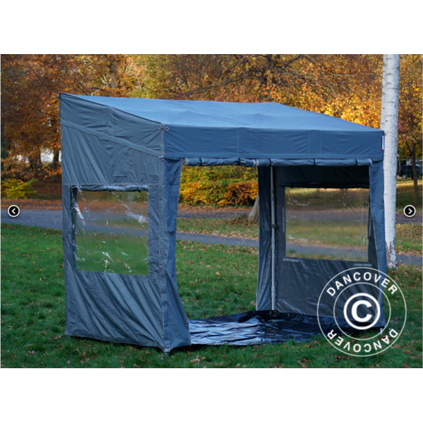 Flextents PRO 3x3m "Trapezo" inkl 4st sidovggar