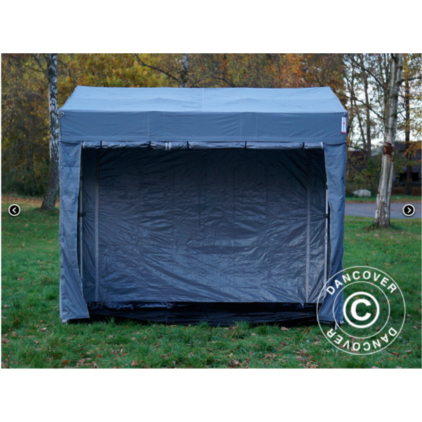 Flextents PRO 3x3m "Trapezo" inkl 4st sidovggar