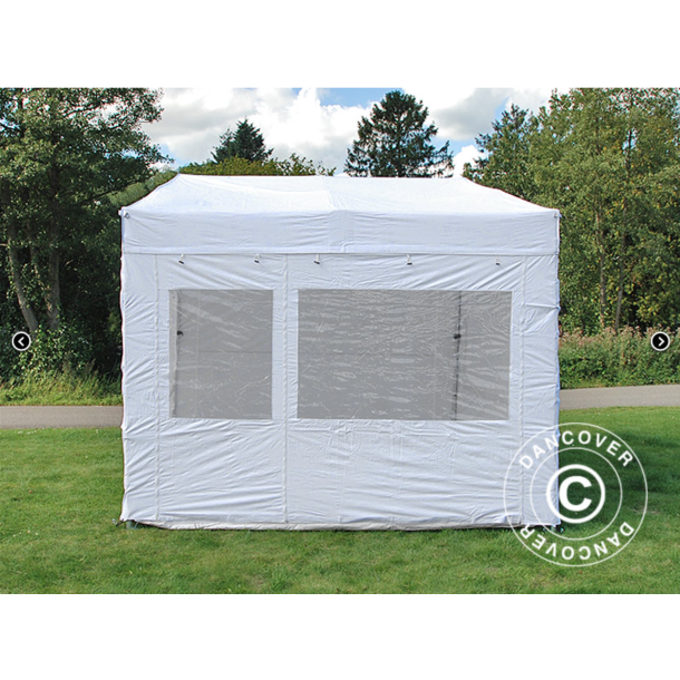 Flextents PRO 3x3m "Trapezo" inkl 4st sidovggar