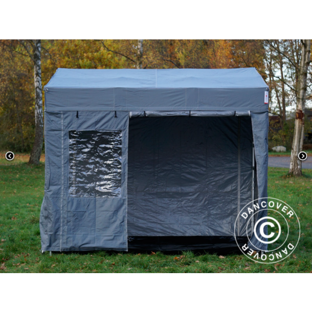 Flextents PRO 3x3m "Trapezo" inkl 4st sidovggar