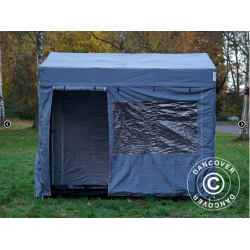 Flextents PRO 3x3m "Trapezo" inkl 4st sidovggar