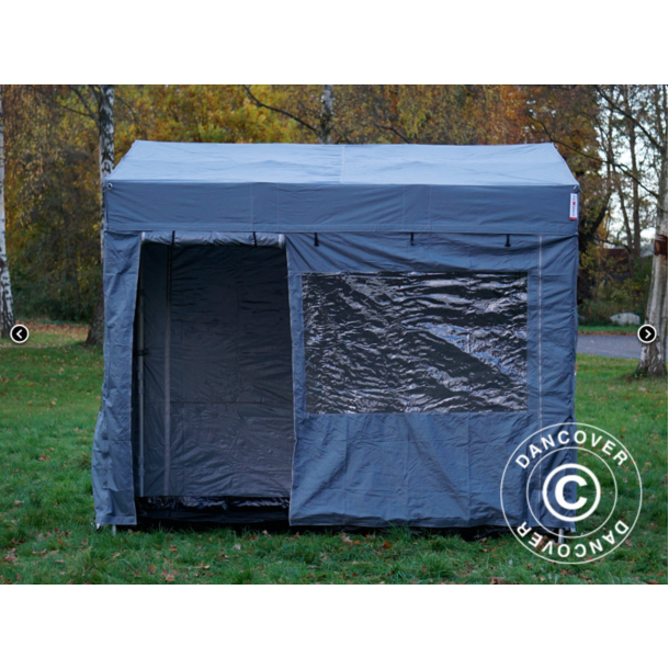 Flextents PRO 3x3m "Trapezo" inkl 4st sidovggar