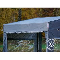 Flextents PRO 3x3m "Trapezo" inkl 4st sidovggar