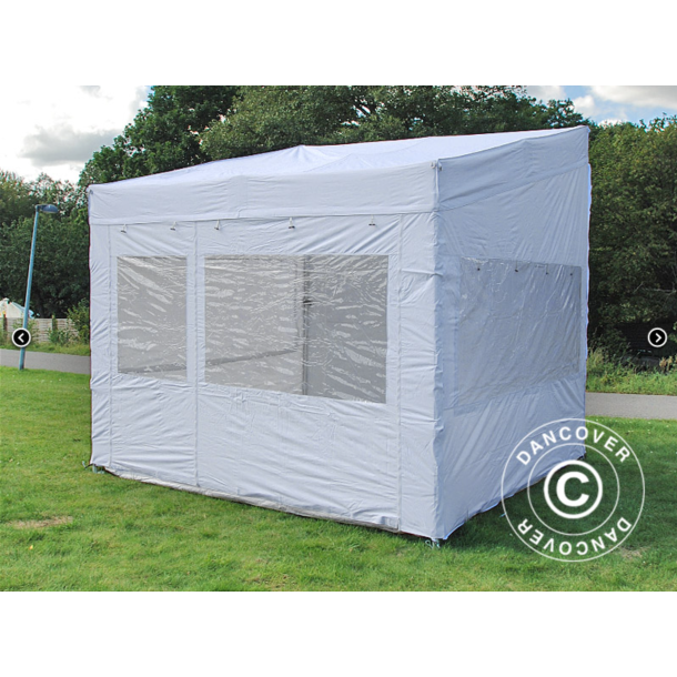 Flextents PRO 3x3m "Trapezo" inkl 4st sidovggar
