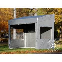 Flextents PRO 3x3m "Trapezo" inkl 4st sidovggar