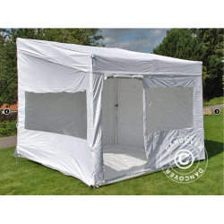 Flextents PRO 3x3m "Trapezo" inkl 4st sidovggar
