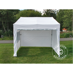 Flextents PRO 3x3m "Trapezo" inkl 4st sidovggar