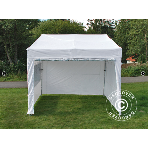 Flextents PRO 3x3m "Trapezo" inkl 4st sidovggar