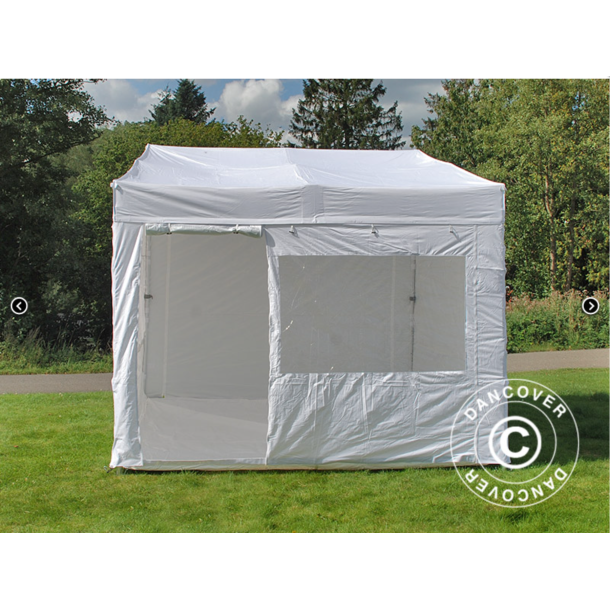 Flextents PRO 3x3m "Trapezo" inkl 4st sidovggar