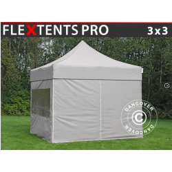 Flextents PRO 3x3m inkl 4st sidovggar