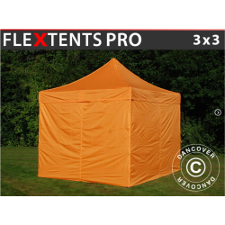 Flextents PRO 3x3m inkl 4st sidovggar