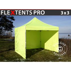Flextents PRO 3x3m inkl 4st sidovggar