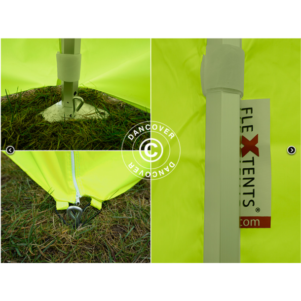 Flextents PRO 3x3m inkl 4st sidovggar