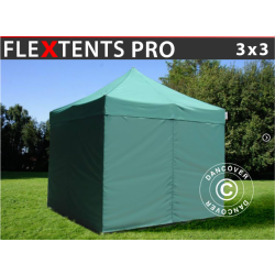 Flextents PRO 3x3m inkl 4st sidovggar