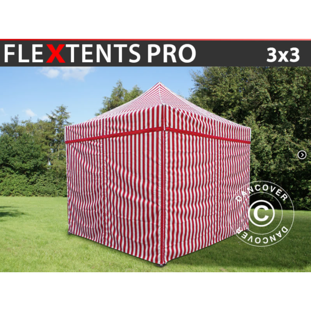 Flextents PRO 3x3m inkl 4st sidovggar