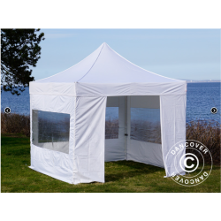FleXtents PRO 3x3m inkl. 3st panoramafnster