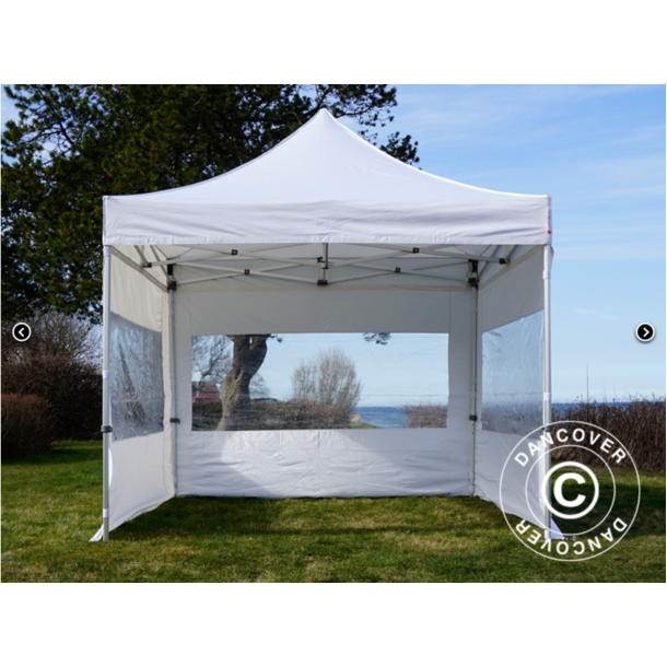 FleXtents PRO 3x3m inkl. 3st panoramafnster