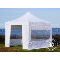 FleXtents PRO 3x3m inkl. 3st panoramafnster