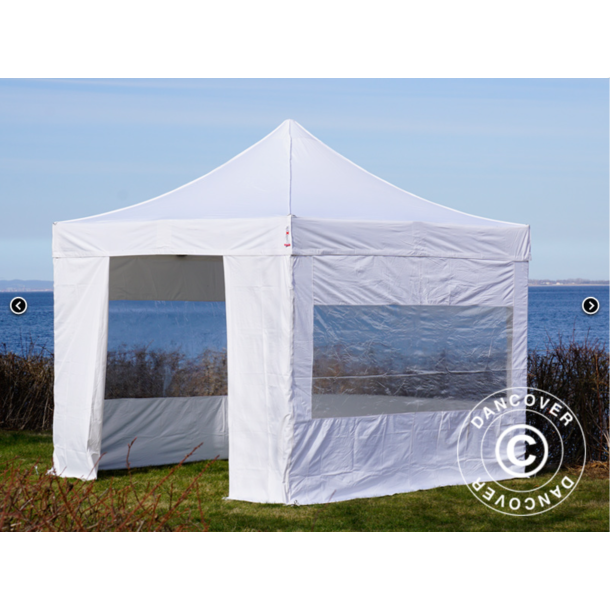 FleXtents PRO 3x3m inkl. 3st panoramafnster