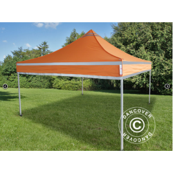FleXtents PRO 3x3m "Arbetstlt" inkl 4st sidor, Orange Reflexiva