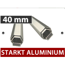 FleXtents PRO 3x3m "Arbetstlt" inkl 4st sidor, Orange Reflexiva