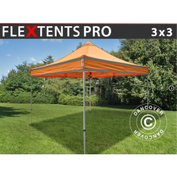 FleXtents PRO 3x3m "Arbetstlt" Orange Reflexiva