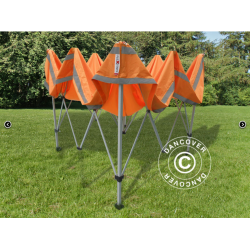 FleXtents PRO 3x3m "Arbetstlt" Orange Reflexiva