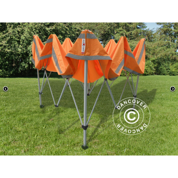 FleXtents PRO 3x3m "Arbetstlt" Orange Reflexiva